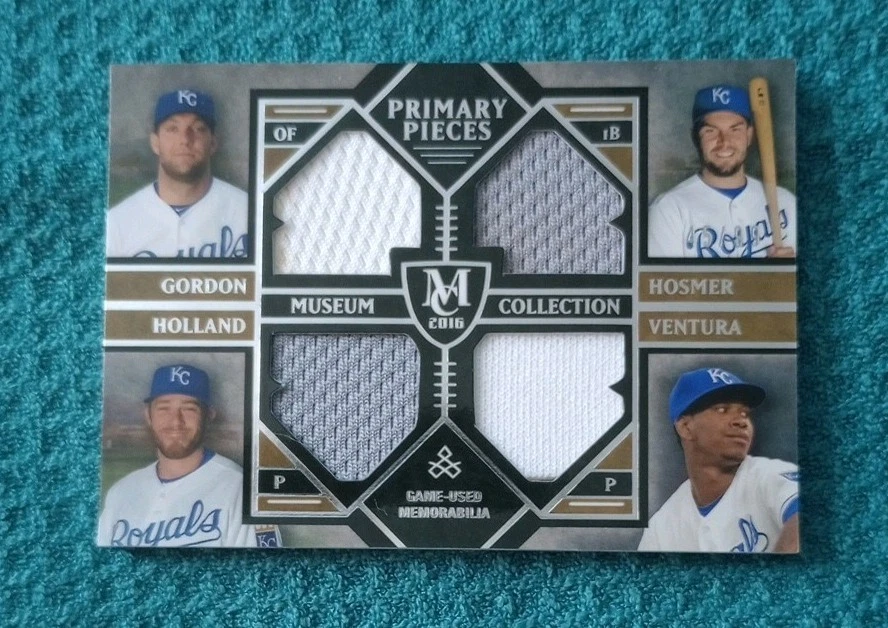 Colección Museo Topps 2016 - Eric Hosmer, Alex Gordon, Yordano Ventura #PPFQ-G Foto 1 de 2