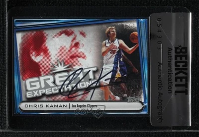 BAS 2004 Topps Great Expectations Chris Kaman #GE-CK Seal of Authenticity Auto - Image 1 of 2