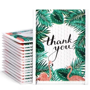 6 x 10 Zoll Poly Luftpolster Versandtaschen Boutique individuell Danke gepolsterte Umschläge 25 Stck. - Bild 1 von 5