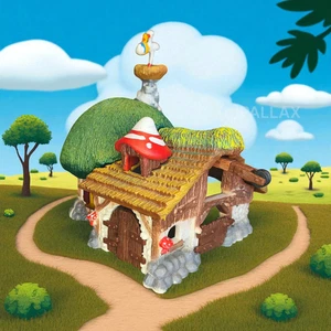 SCHLEICH 40025 DER SCHLUMPF-HOF SCHLUMPF-FARM GROSSES SCHLUMPFHAUS - Picture 1 of 4
