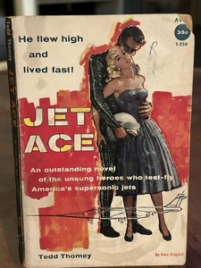 Jet Ace Todd Thomey Avon Books T-256 1958 Fifties Jet Pilot Swag - Picture 1 of 3