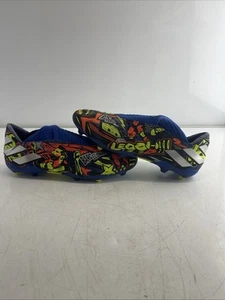 Adidas Nemeziz Messi Fxg J Barcelona Graffiti Soccer Cleats Men’s Size 12 - Picture 1 of 7