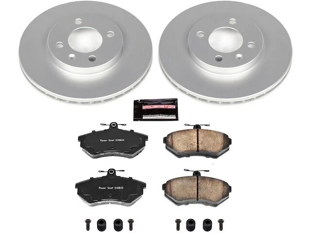 前刹车片和转子套件适用于 90-02 大众 Cabrio 高尔夫捷达帕萨特 2.0L QB62G2 — 第 1/1 张图片