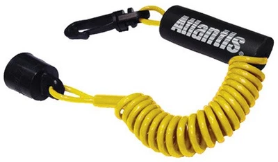 Atlantis Lanyard - Yellow/Black Snowmobile Watercraft PWC A2097 13-0301 983074 - Image 1 of 3