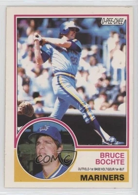 1983 O-Pee-Chee Bruce Bochte #28 - Image 1 of 2