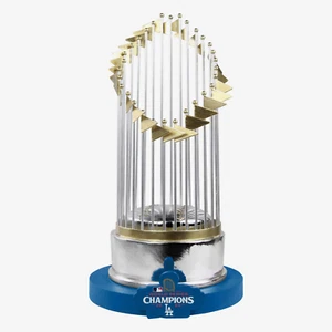 LOS ANGELES DODGERS 2024 WORLD SERIES CHAMPIONS REPLICA TROPHY 12" FOCO IN STOCK - Picture 1 of 1