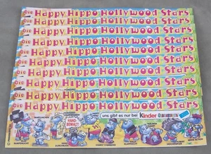Juego Bpz Happy Hippo Hollywood Stars 1997 Ueei Nilpferde Carrete Huevo Sorpresa - Imagen 1 de 2