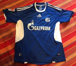 maglia calcio Shalke 04 Farfan XS Adidas 2008 Football Bundesliga Trikot Gazprom - Foto 1 di 5
