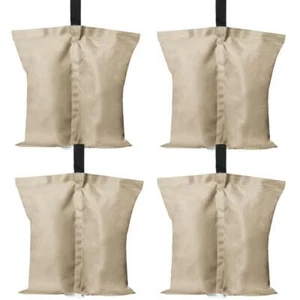 Angel Sar Canopy Parts 15"x13" Weights Gazebo Tent Sand Bags Accessory Kit Beige - Picture 1 of 5
