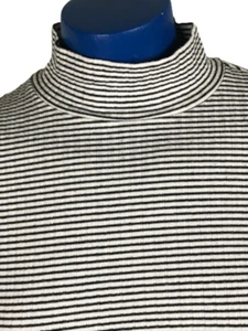 Scotch & Soda Pull Femme Rayé Manche Longue Haut Col Montant Top Occasion T S - Bild 1 von 7