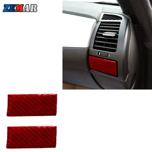 Red Carbon Fiber Side Dashboard Cup Holder Panel Cover Trim For BMW Z4 2003-2008 - Bild 1 von 12