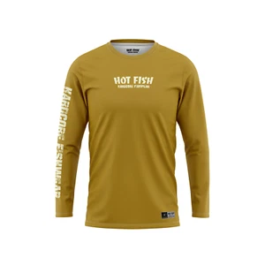 HOT FISH BUTERFLY - Men’s Long Sleeve Fishing Shirt – UPF Protection - Picture 1 of 5