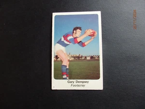 Gary Dempsey - Footscray - 1971 Sunicrust VFL Footy Swap Card - No 41 - Picture 1 of 2