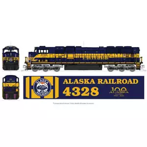 Kato Scala N Alaska Railroad #4328 100° Anniversario SD70MAC Diesel DC - Foto 1 di 3
