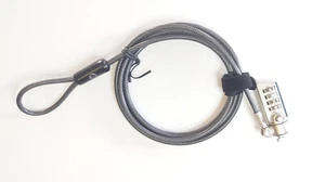 Câble antivol de sécurité à code pour ordinateur portable, de type Kensington - Photo 1/6