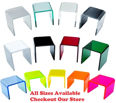 T'z Tagz 9x5x5 Multi-Color Single Unit Acrylic Home Decor or Showcase Riser