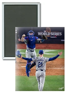 Walker Buehler 2024 Serie Mundial LA Dodgers 2" x 3" refrigerador/armario imán - Imagen 1 de 3