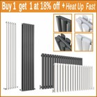 Oval Column Flat Panel Radiator Horizontal Vertical Design Central Heating Rads