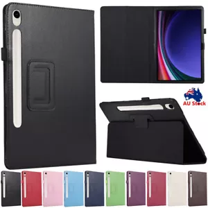 For Samsung Galaxy Tab S9 FE FE+ Tablet Shockproof Flip Leather Case Stand Cover - Picture 1 of 61