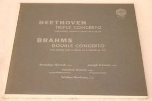 Beethoven, Brahms Triple Concerto/Double Concerto 12" 1961 US VG+ LP Classical - Picture 1 of 4