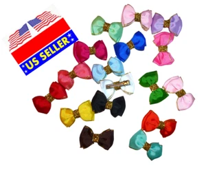 22 PCs 2" Boutique Hair Bows Clips Accessories Girls Toddlers Kids - Picture 1 of 1