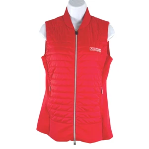 KJUS Retention 2.0 Vest Womens Size 36 Small Red Full Zip Outdoor CJ-1975 - Picture 1 of 10