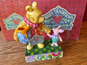 Pooh Piglet Together Forever Jim Shore Disney Traditions Enesco Showcase Figure - Bild 1 von 8