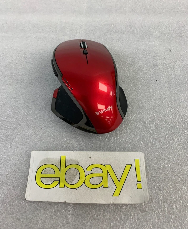Verbatim Model 99021 Optical Wireless Mouse Red NO DONGLE FREE SHIPPING - Image 1 of 4