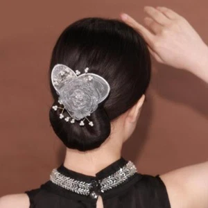 Women Lazy Hair Curler Flowers Twisting Hair Clip pin Bun Maker Accessories - Picture 1 of 17