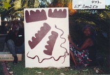 Aboriginal Dot Art Long Tom Tjapanangka 122x91cm / 4’x3’ Aboriginal Dot Art Long