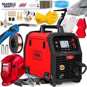 Fully synergistic MIG MAG welding machine aluminium combination protective gas TIG MMA inverter 200A - Picture 1 of 13