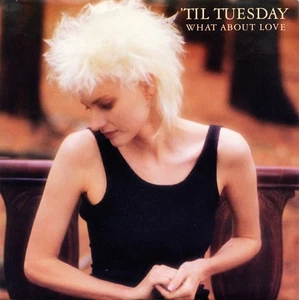 ‘TIL TUESDAY “What About Love” (45 RPM) 7” Vinyl Record w/ Picture Sleeve MINT - Picture 1 of 2