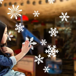 Snowflake Window Sticker Kids Room Wall Decals 1 Sheet - Bild 1 von 14