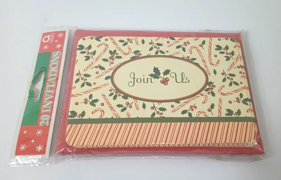 Christmas Holiday Invitations with Envelopes 20ct - Image 1 of 4