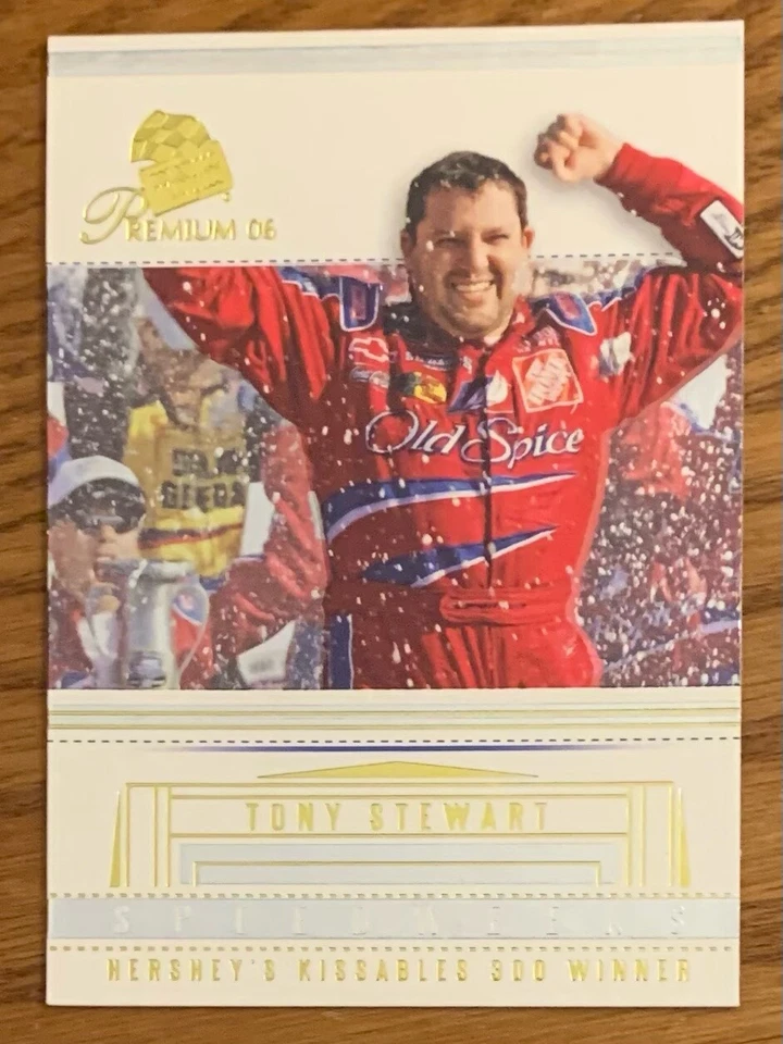 TONY STEWART, RARE ! 2006 PRESS PASS "PREMIUM" CARD, NASCAR RACING STAR - Image 1 of 1