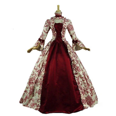 Women Renaissance Ball Gowns Dresses Costume Vintage Medieval Victorian Dress - Image 1 of 4
