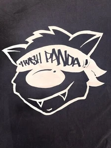 Herren T-Shirt Markenlos XL Schwarz Trash Panda Grafik Tee - Bild 1 von 11