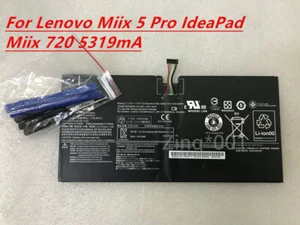 Original L15L4PC3 L15M4PC3 battery F Lenovo Miix 5 Pro IdeaPad Miix 720 5319mAH - Bild 1 von 2