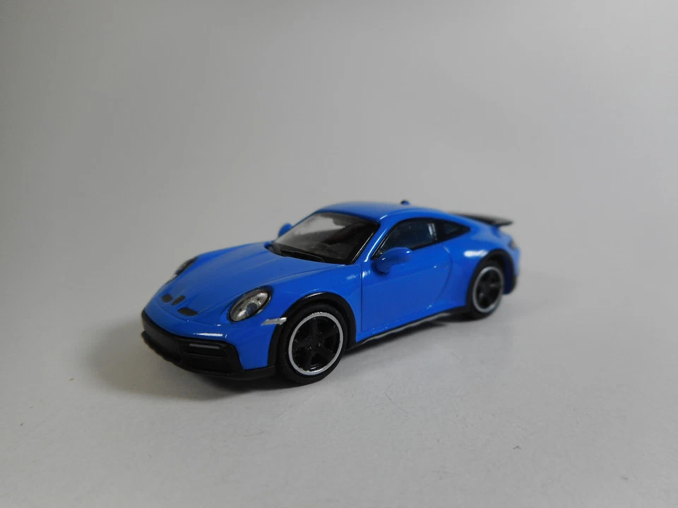 Minichamps 870062072 1/87 PORSCHE 911 DAKAR 2022 BLU Modello Auto