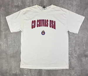 Vintage 90s Cd Chivas USA Adidas Soccer T Shirt Mens size Large - Picture 1 of 10