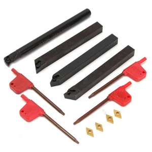 10 mm S10K-SDUCR07 SDJCR/SDJCL/SDNCN 1010H07 Drehmaschinenhalter & DCMT070204 Wendeplatten - Bild 1 von 6