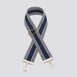 Woven Stripe Interchangeable Bag Strap Navy Blue - Picture 1 of 1