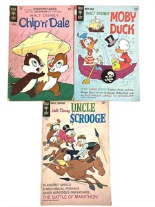 Walt Disney Comics Onkel Dagobert Moby Duck Chip n Dale Gold Schlüssel Posten (3) - Bild 1 von 12
