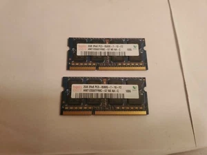 Hynix Ram 2GB Memory 2Rx8 PC3-8500S-7-10-F2 DDR3 HMT125S6BFR8C-G7 - Picture 1 of 3