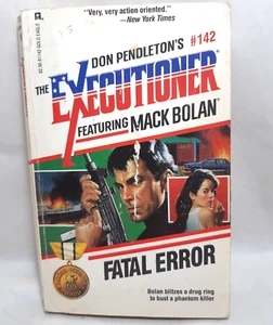 Don Pendleton's The Executioner #142 Fatal Error 1990 1st Edition P/B Spy - Imagen 1 de 4