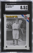 1990 Baseball Wit Babe Ruth #86 SGC 8.5 HOF