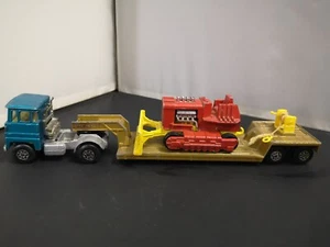 P430-MATCHBOX SUPERKINGS K-23 SCAMMELL LOW LOADER AND BULLDOZER - Picture 1 of 5