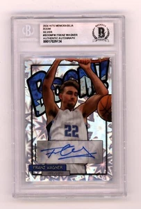 Franz Wagner 2024 Hits Memorabilia BOOM Silver #/22 Signed BGS BAS Auto Magic - Picture 1 of 2