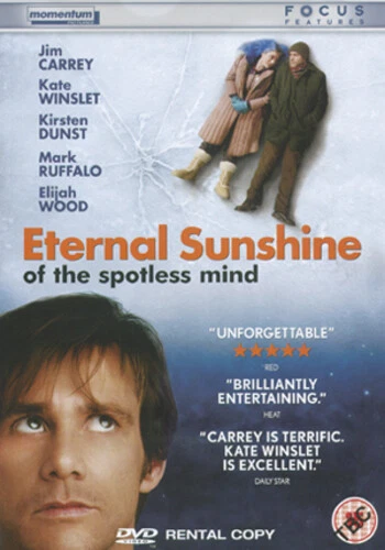 Eternal Sunshine of the Spotless Mind DVD (2004) Jim Carrey, Gondry (DIR) cert - Image 1 of 2