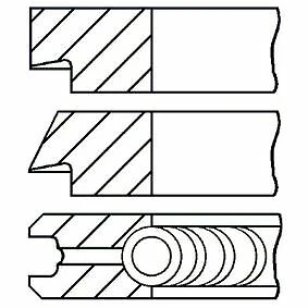 FASCE ELASTICHE PER PISTONI FIAT TJET 08-438300-00 SP9945 DIAMETRO 72 1,2-1,2-2 - Immagine 1 di 1